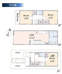 中原区中丸子 全2棟B号棟