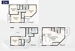 鎌倉市岩瀬　全4棟D号棟