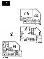 川崎市宮前区有馬4丁目　全3棟3号棟