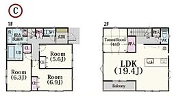 保土ケ谷区峰岡町3丁目　全3区画Ｃ号棟