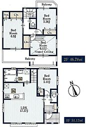戸塚区下倉田町　全2棟2号棟