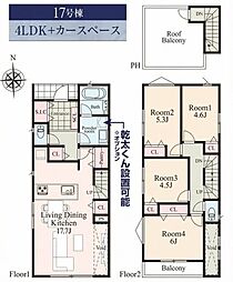 神奈川区三ッ沢下町3丁目3期　全6棟17号棟