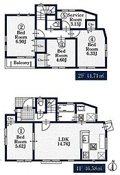 鎌倉市七里ガ浜1丁目　全2棟1号棟