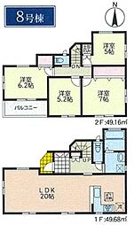 宮前区水沢三丁目　全9棟8号棟