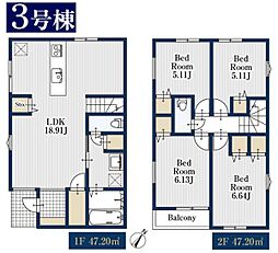 磯子区洋光台3丁目 全3棟3号棟