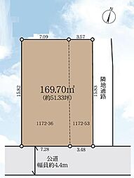 青葉区市ヶ尾町　売地