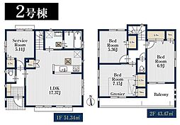 旭区上白根　全2棟2号棟