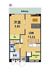 全 面 改 装 済　阪急中津駅歩1分　6階部分