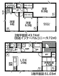 クレイドルガーデン　岐阜市中屋東第1　3号棟