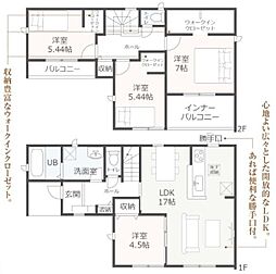 リーブルガーデン　岐阜市北山第1期　1号棟