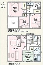 クレイドルガーデン　岐阜市中川原第2　2号棟