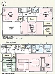 クレイドルガーデン　岐阜市中川原第2　1号棟