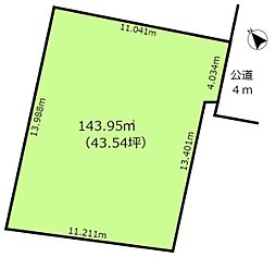 松戸市八ケ崎３丁目の土地