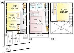 松戸市千駄堀　新築戸建　建物完成