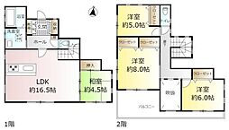 鎌ケ谷市東道野辺５丁目の一戸建て