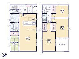 柏市南増尾第17　3号棟　新築戸建