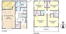 流山市西平井1008　新築戸建