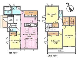 松戸市栄町24期　H号棟　新築戸建