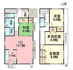 鎌ケ谷市西佐津間1丁目 中古戸建