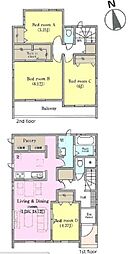 鎌ケ谷市西佐津間1丁目　C号棟　新築戸建