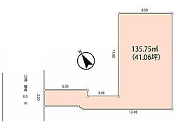 松戸市六高台8丁目　土地
