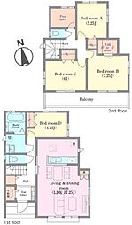 鎌ケ谷市西佐津間1丁目　F号棟　新築戸建