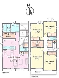 鎌ケ谷市西佐津間1丁目　O号棟　新築戸建