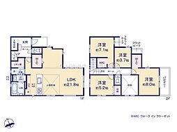 柏市宿連寺2期　新築戸建