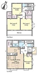 松戸市栗ケ沢4期 G号棟 新築戸建