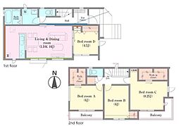 松戸市松戸914番　A号棟　新築戸建
