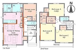 松戸市松戸914番　B号棟　新築戸建