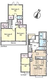 松戸市栗ケ沢4期　L号棟　新築戸建