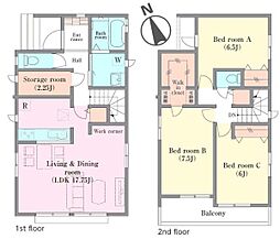 松戸市馬橋29期 2-C号棟 新築戸建