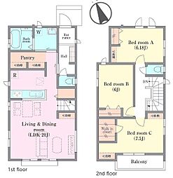 松戸市馬橋29期　2-D号棟　新築戸建