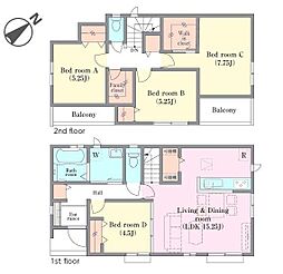 松戸市仲井町3丁目　E号棟　新築戸建