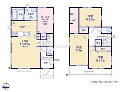 松戸市秋山389番 B号棟 新築戸建