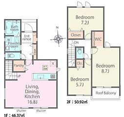 我孫子市並木7丁目　2号棟　新築戸建
