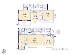 松戸市栄町西1丁目　A号棟　新築戸建