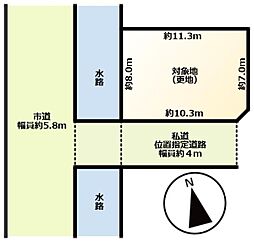 松戸市栄町2丁目　土地