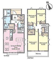 松戸市古ケ崎766番　F号棟　新築戸建
