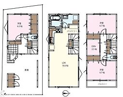 横浜市保土ケ谷区上星川　新築戸建　全2棟　A号棟