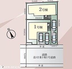 横浜市青葉区荏田西3丁目　新築戸建　全2棟　1号棟