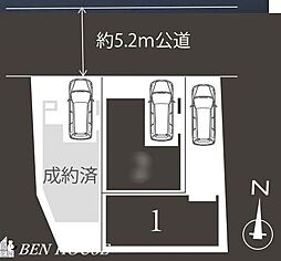 川崎市多摩区布田　新築戸建　全3棟　1号棟