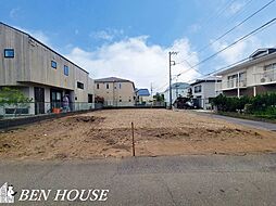 藤沢市鵠沼松が岡3丁目　土地　全2区画　建築条件無し　B区間