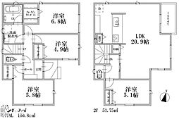 横浜市中区矢口台　新築戸建　全2棟　1号棟