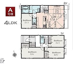 横浜市中区本牧荒井　新築戸建　全2棟　A号棟
