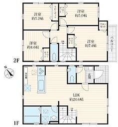 久喜市上町　全7棟　2号棟