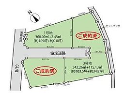 幸手市下吉羽　全4区画　3号地
