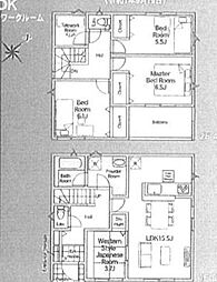 宮代町百間第8　全10棟　1号棟