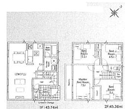 宮代町百間第8　全10棟　4号棟